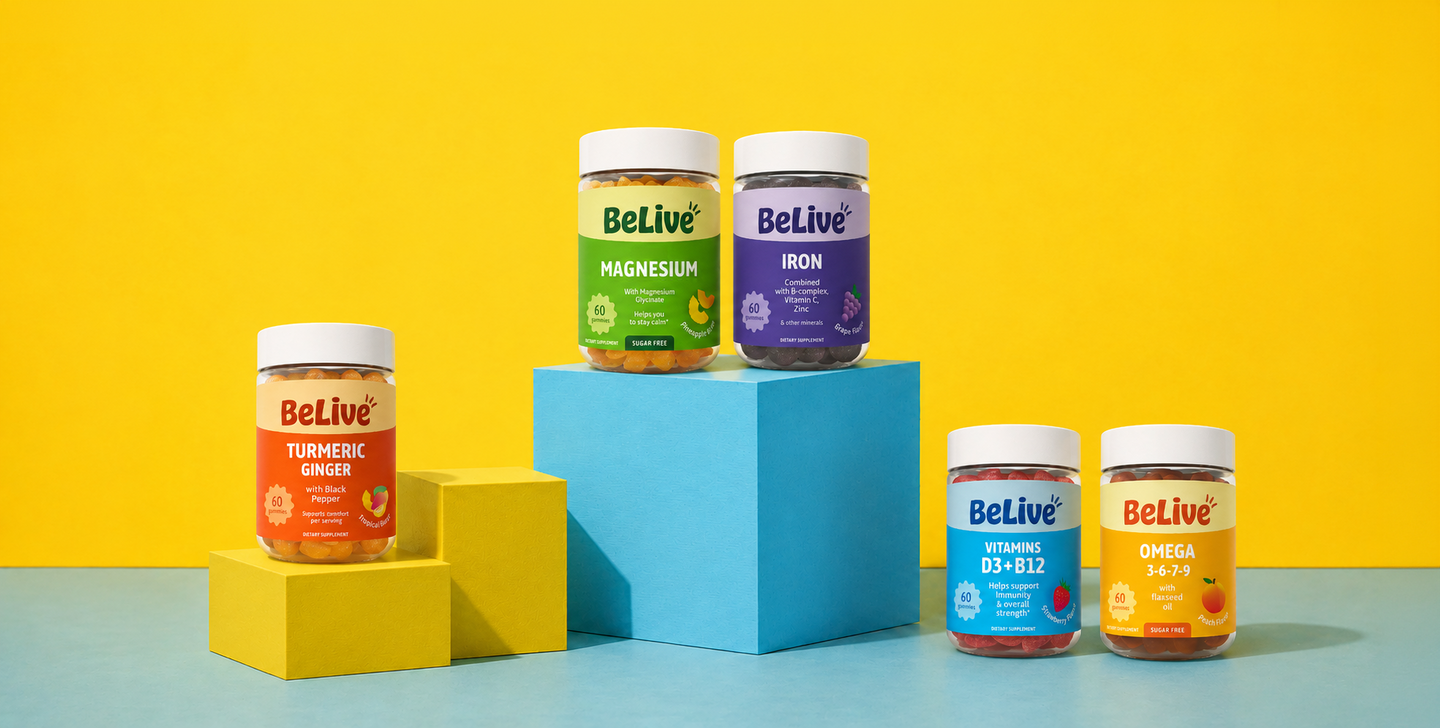 5 bottles of gummy vitamins